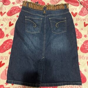 olsen denim skirt